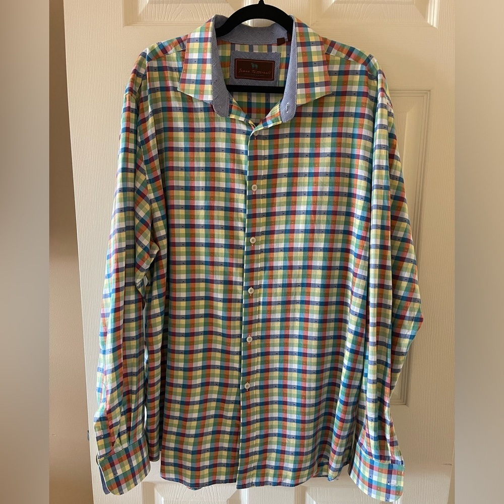 James Tattersall button down shirt • Mens XXL